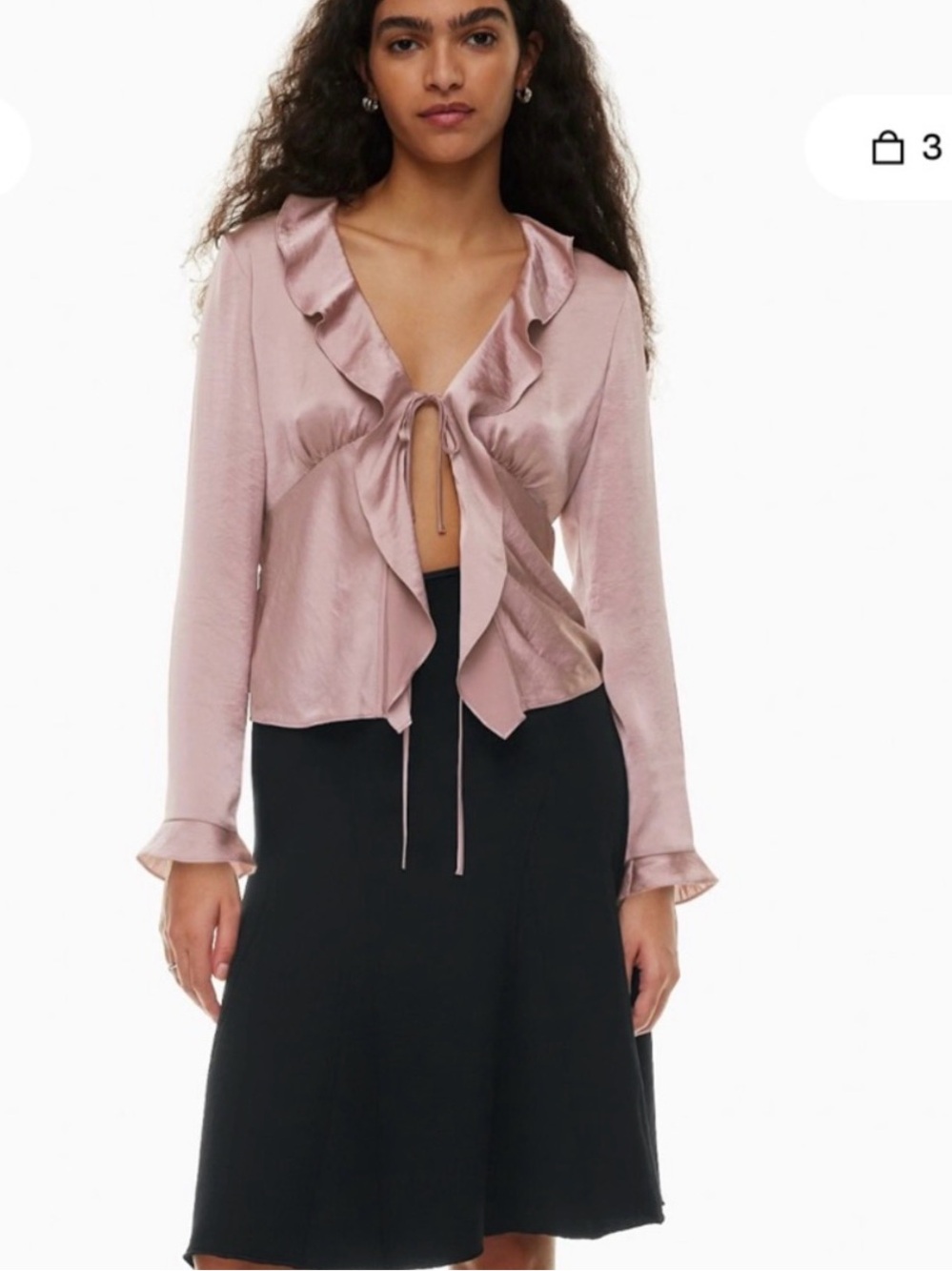 Wilfred Frenchy blouse satin
